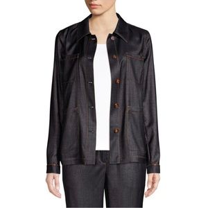 LAFAYETTE 148 Esmeralda Mercantile Cloth Button-front Jacket